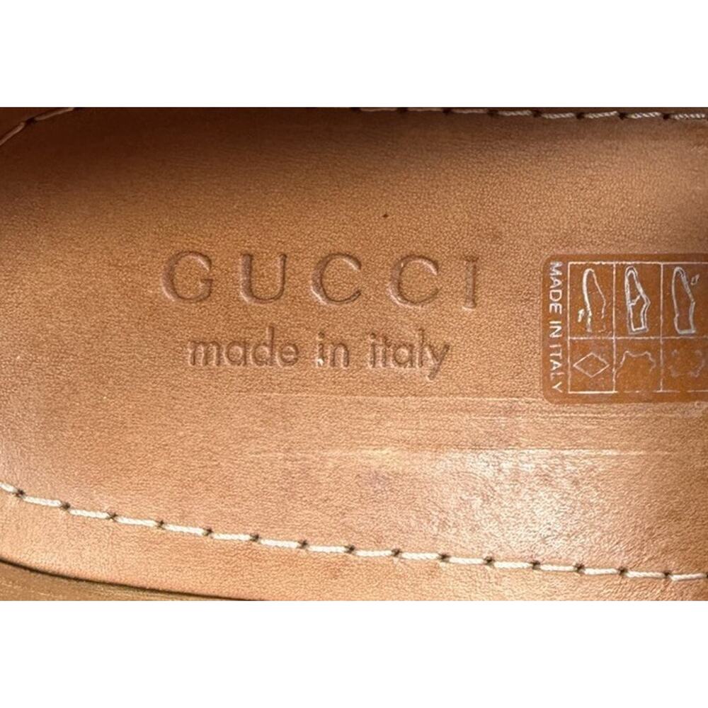 Size 9.5G/10US - Gucci Signature Web Blue Suede Loafers💙 - Picture 8 of 8
